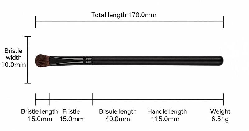 Natural Hair Eyeshadow Brush