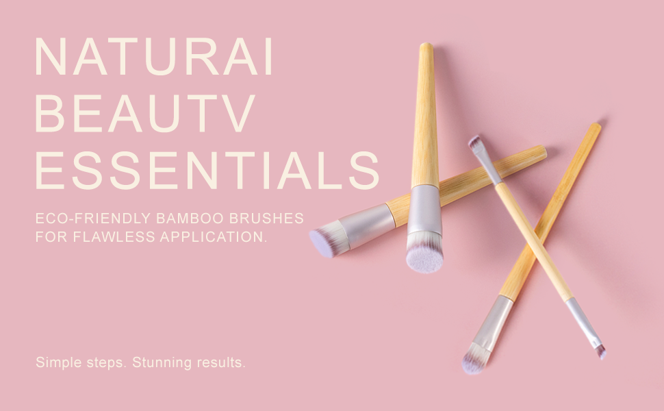 5pcs Eco-friendly Makeup Brush Set