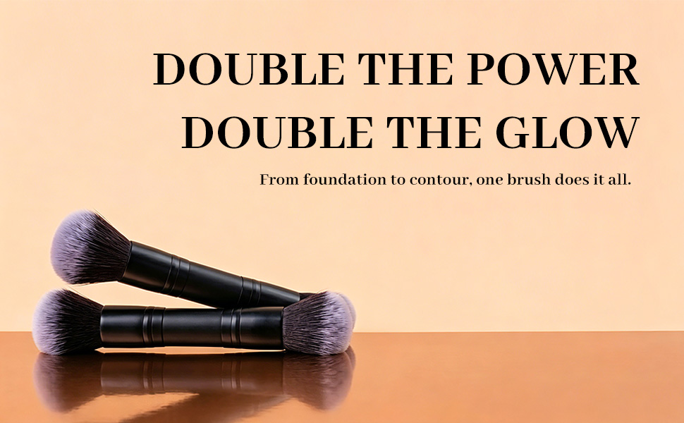 Custom Dual Ended Foundation Brush