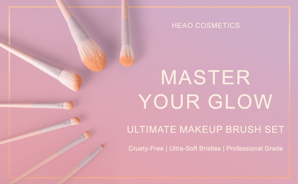 6 pcs Professional Makeup Brush Set